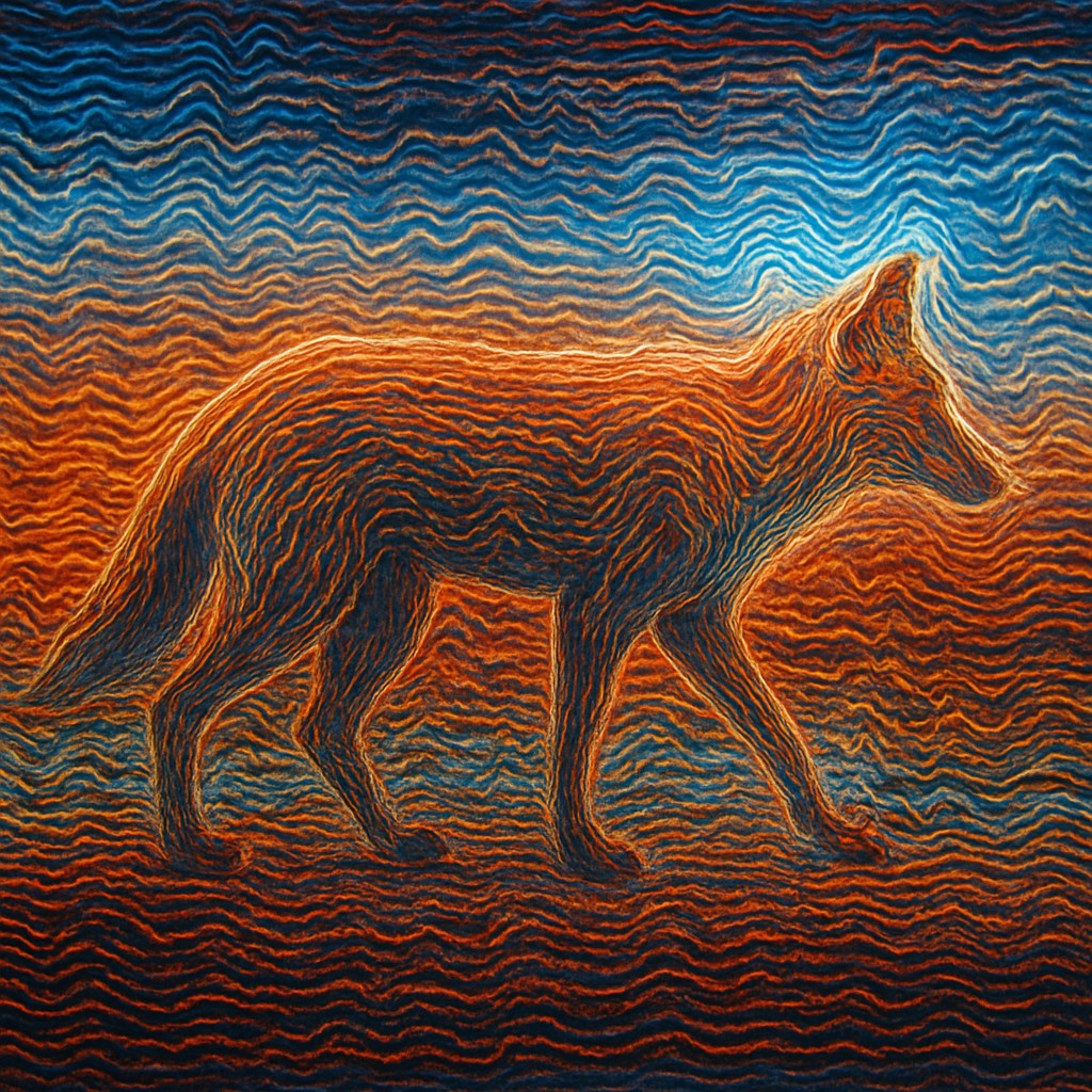 animal standing in natural pose