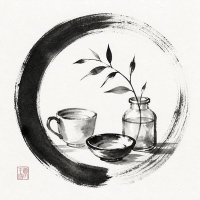 still life with everyday objects