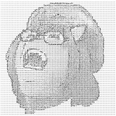 a black and white photo of a man's face