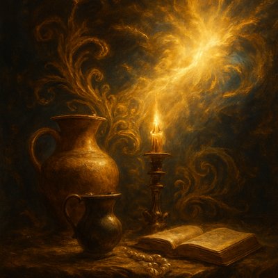 still life with everyday objects