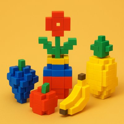 Retro Game Toy Art 3