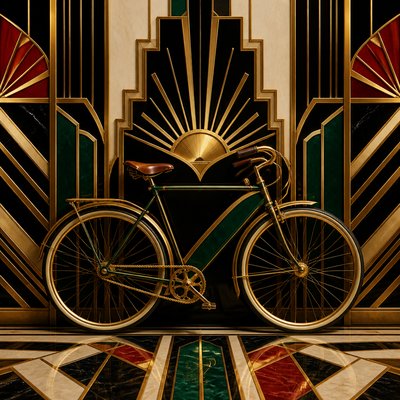 bicyle resting against a wall