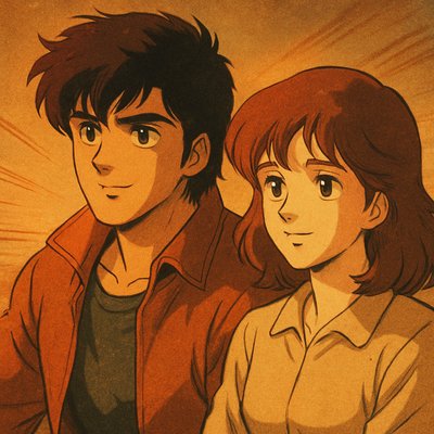 portrait of two people together