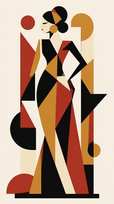 full-length portrait of an elegant figure