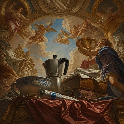 still life with everyday objects
