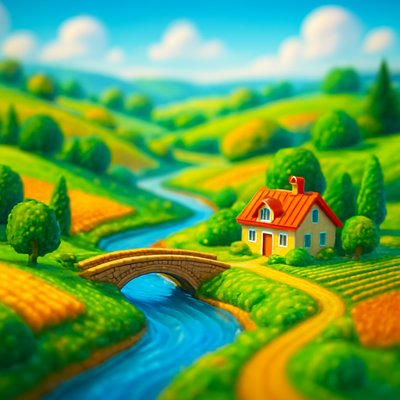 wide landscape with natural scenery