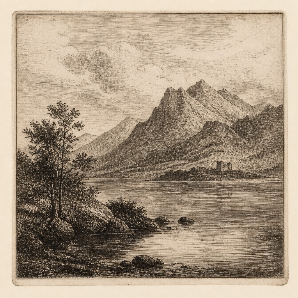 Etching Print Style example artwork 2