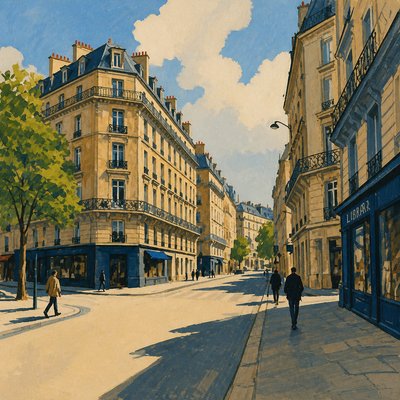 Gouache Painting Style Style Transfer Example