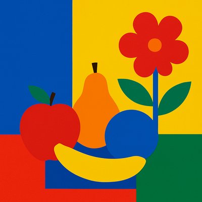 Color Field Minimalism Art Style 3