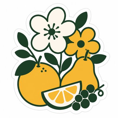 Minimalist Sticker Design 3