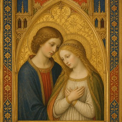 portrait of two people together
