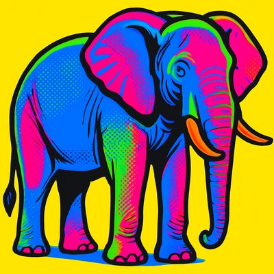 animal standing in natural pose