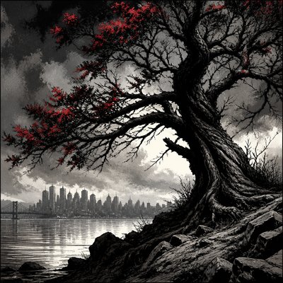 a tree in nature