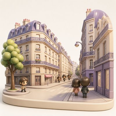 Blind Box Toy Art Style Transfer Example