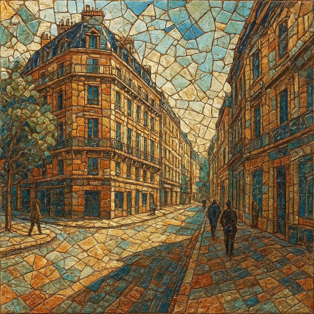Ceramic Mosaic Art Style Style Transfer Example