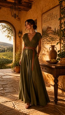 full-length portrait of an elegant figure