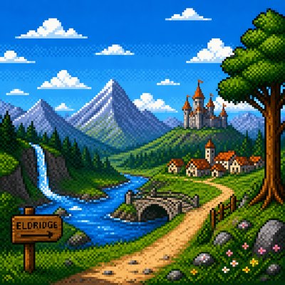 wide landscape with natural scenery