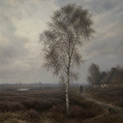 a tree in nature — Worpswede Art Style