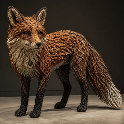 animal standing in natural pose