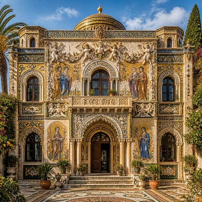 house with front view — Palermo Art Style