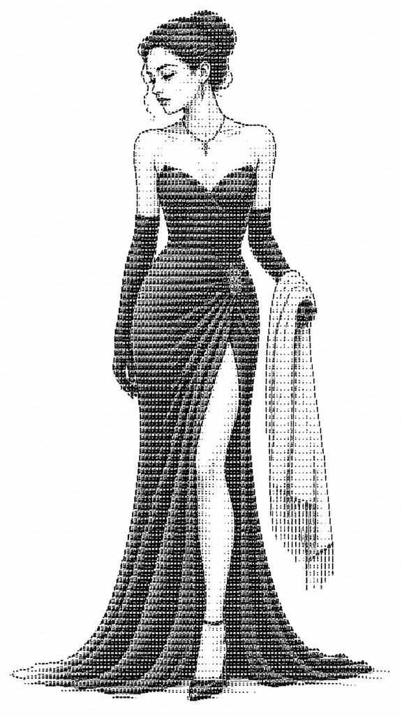 full-length portrait of an elegant figure