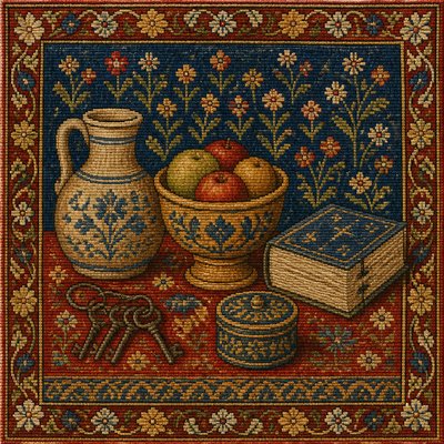 still life with everyday objects
