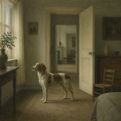 animal standing in natural pose — Interior Scene Painting Style