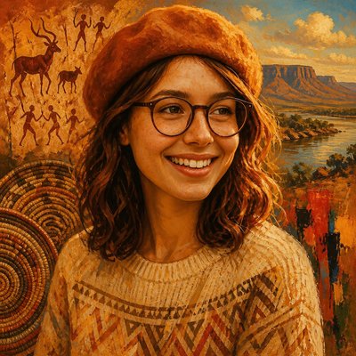 Zambian Art Style Style Transfer Example