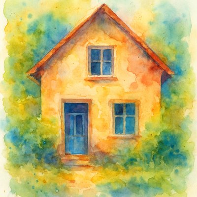 house with front view