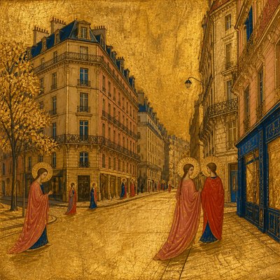Sienese Gothic Art Style Style Transfer Example