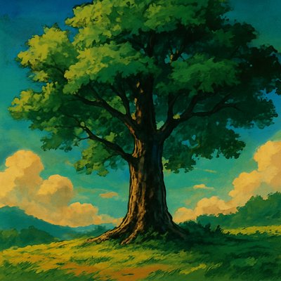 a tree in nature