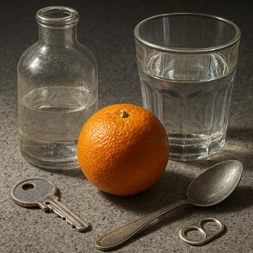 still life with everyday objects