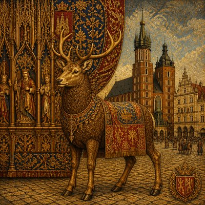 animal standing in natural pose — Krakow Art Style