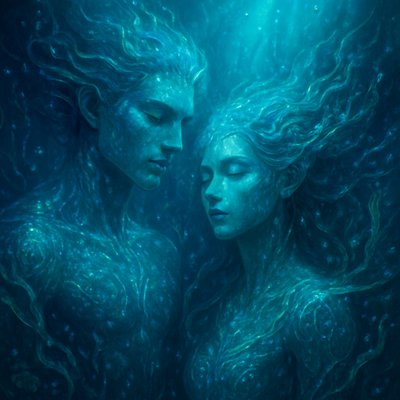 portrait of two people together