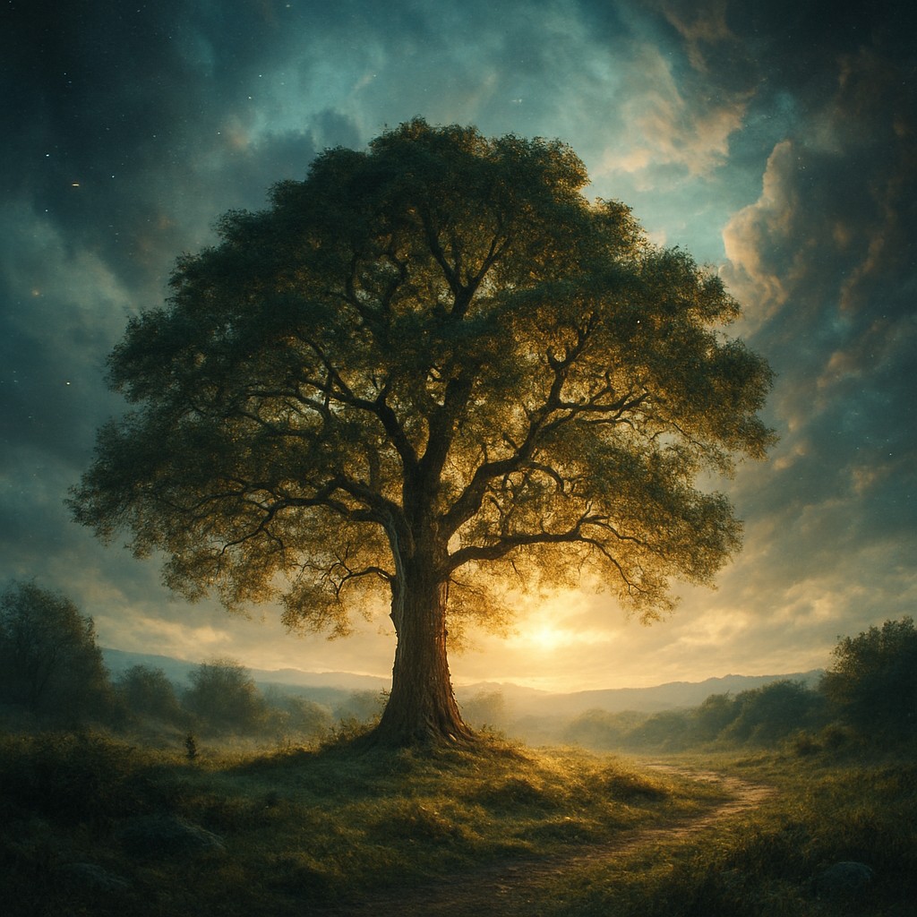 a tree in nature