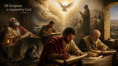 : “All Scripture is inspired by God” (2 Timothy 3:16). show Biblical writers inspired by the Holy Spirit