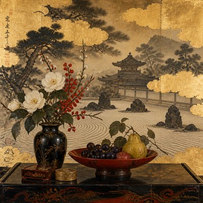 Kyoto Zen Art Style 3