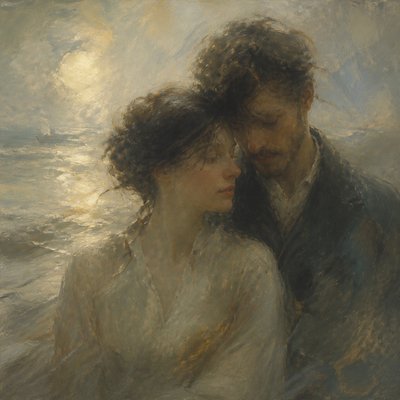 portrait of two people together