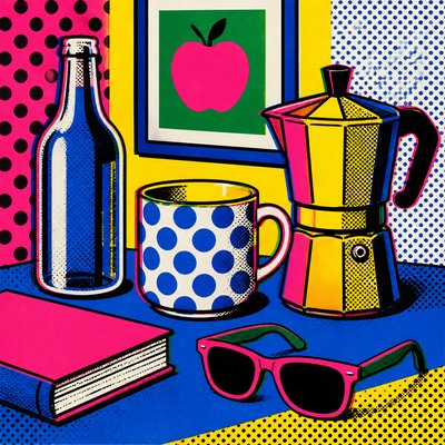 still life with everyday objects
