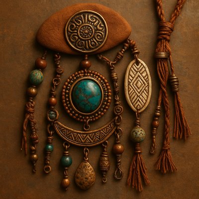 Bohemian Jewelry Design Style Transfer Example