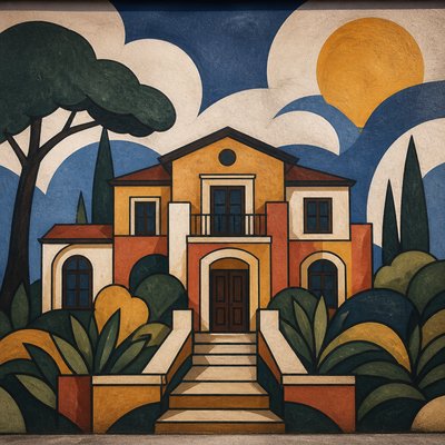 house with front view