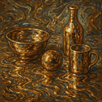 still life with everyday objects