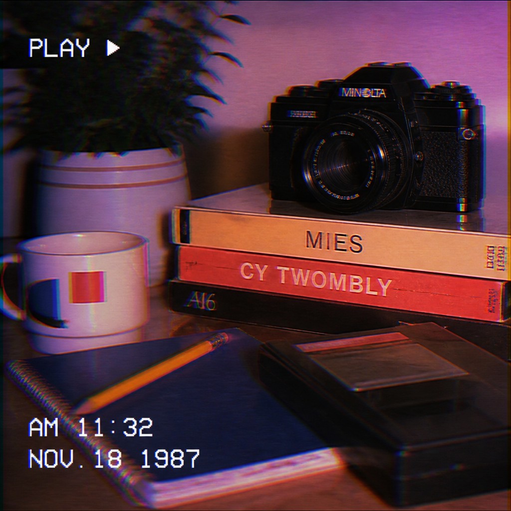 still life with everyday objects — VHS Aesthetic