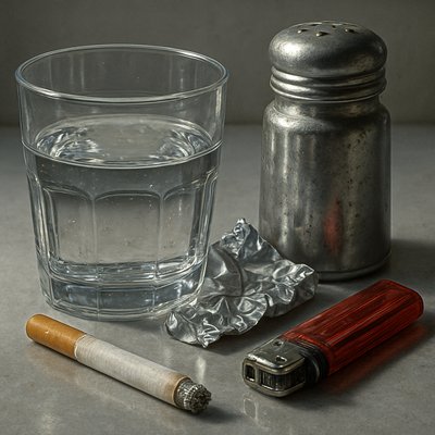 still life with everyday objects