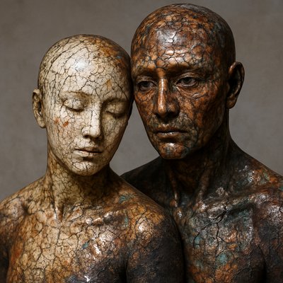 portrait of two people together