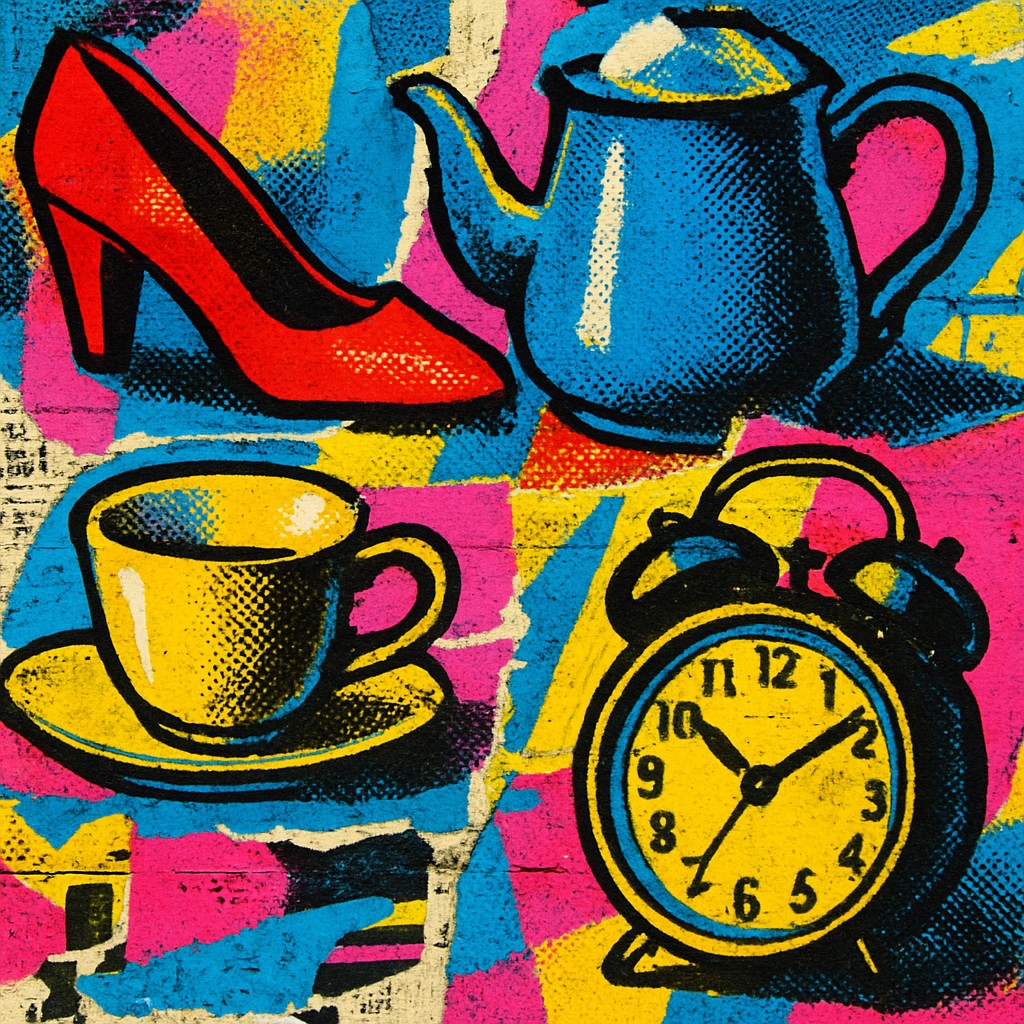 still life with everyday objects