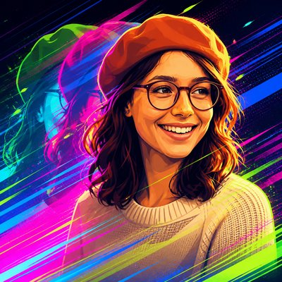 Motion Graphics Digital Art Style Style Transfer Example
