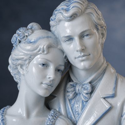 portrait of two people together