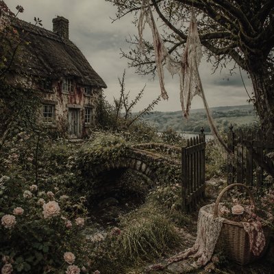 wide landscape with natural scenery — Dark Cottagecore Aesthetic