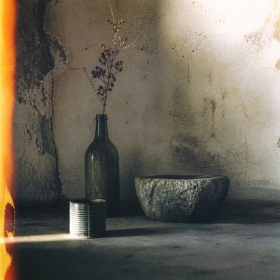 still life with everyday objects